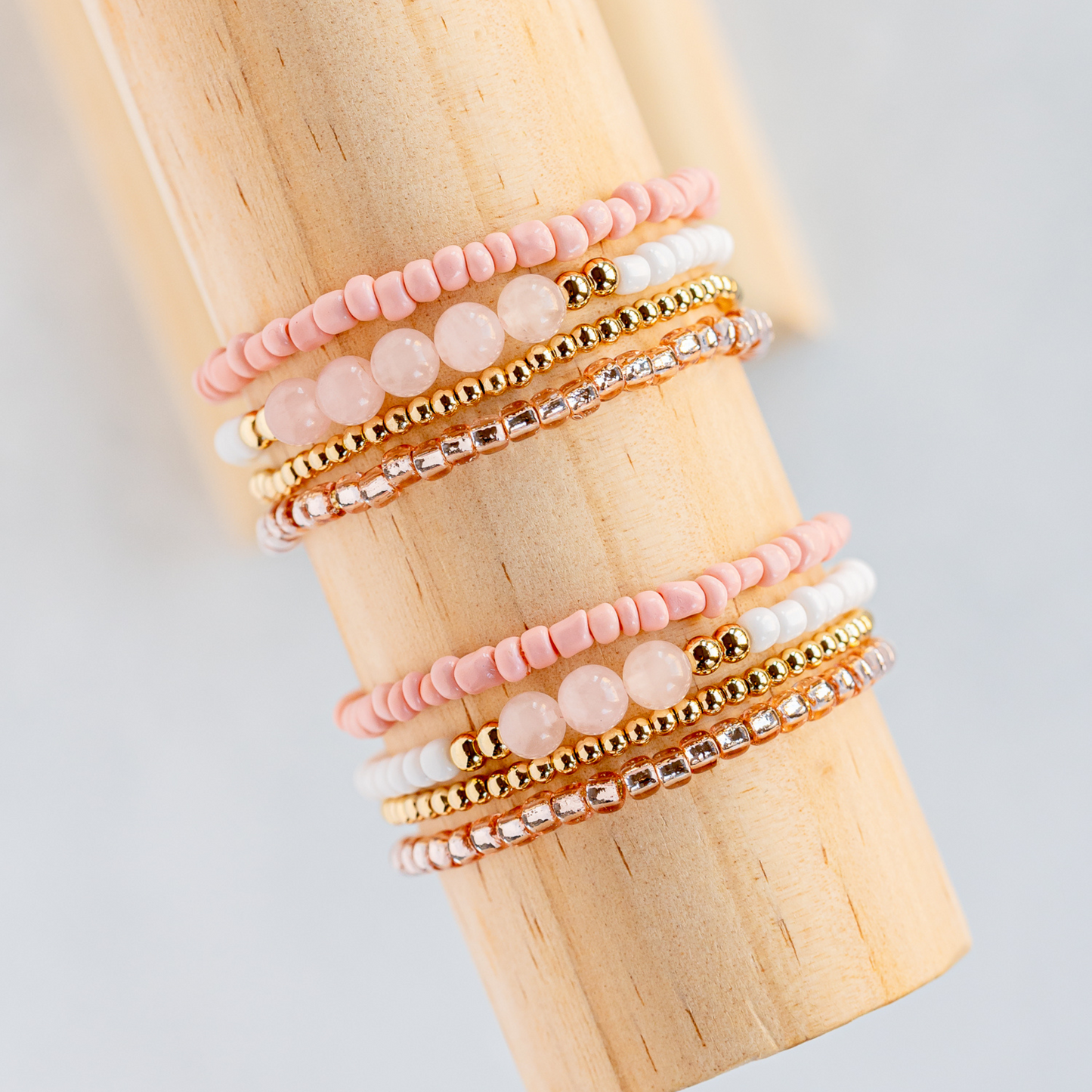 Winter Pink & Gold Stack